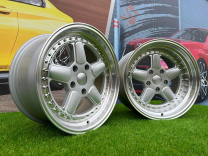 SUITABLE for BMW E36 E90 E46 17 inch 5x120 Dx Xd AC Schnitzer Deep Dish Style 