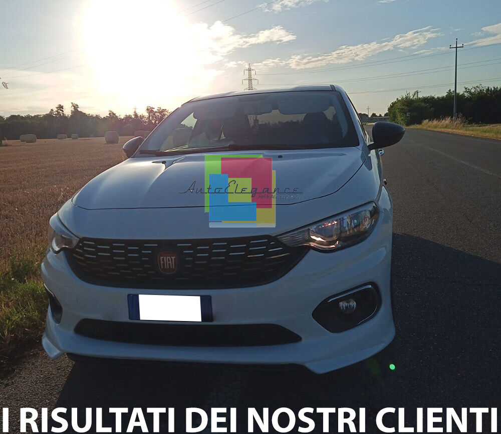 SOTTO PARAURTI ADATTO PER FIAT TIPO HB SW SEDAN 2015+ GREZZO LOOK SPORT