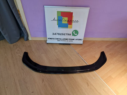 SPLITTER ADATTO PER VW POLO AW1 GTI GTD RLINE LOOK NERO LUCIDO DESIGN SPORTIVO