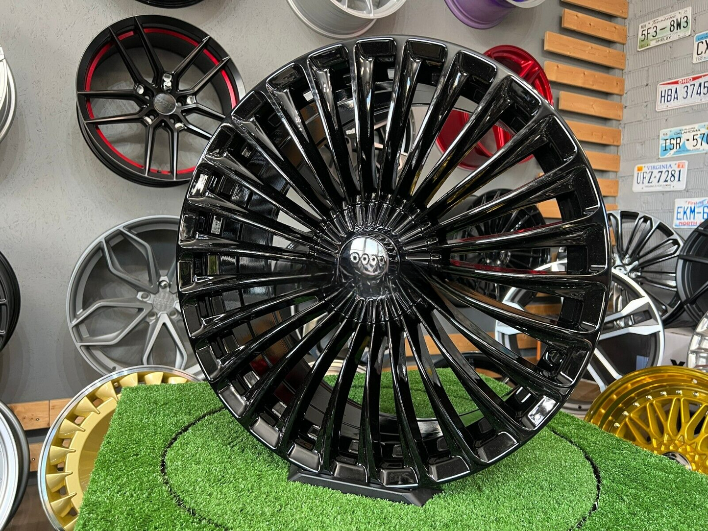 ADATTO per Mercedes Benz E S Classe 20 inch 5X112 Lusso maybach style Nero Ruote