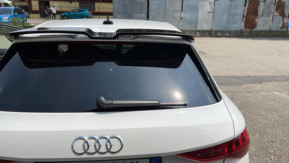 SPOILER ADATTO PER AUDI A3 8Y 2020+ LOOK NERO LUCIDO DESIGN SPORTIVO