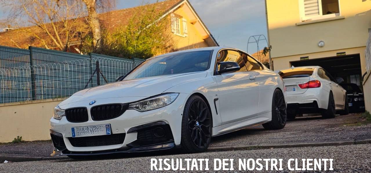 SPLITTER SUITABLE FOR BMW 4 SERIES F32 F33 F36 MSPORT LOOK GLOSSY BLACK SPORTY