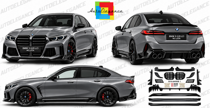 ART.10716 BODYKIT ADATTO PER BMW 3 G20 LCI 2023+ Look M3