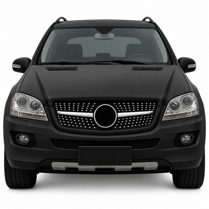 👉Griglia diamante per Mercedes Classe ML (W164) Facelift 09-11 Nera👈