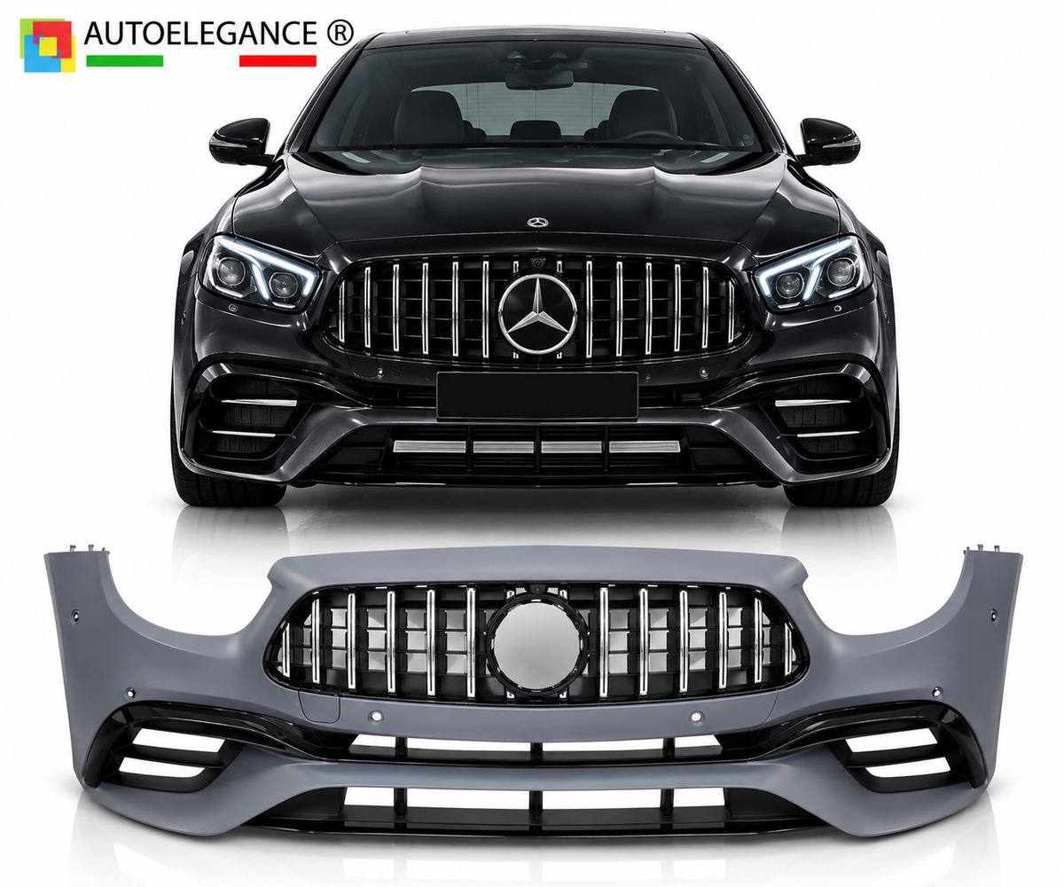 PARAURTI ANTERIORE PDC, CON GRIGLIA CROMATA ADATTO PER MERCEDES W213 20-23