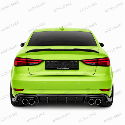 💫ART.10232 Diffusore Posteriore per AUDI A3 Sedan 8V Facelift 2016-2020💫