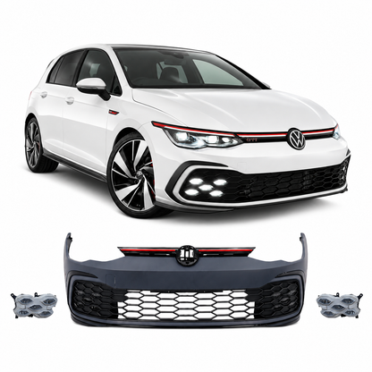 👉Paraurti anteriore adatto per Volkswagen golf 8 look GTI 20-23👈