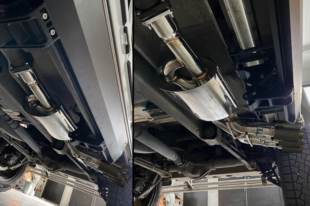 Exhaust System for Mercedes G W463 G55 G63 G65 Triple Silencer Valvetronic