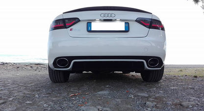 DIFFUSER SUITABLE FOR AUDI A5 COUPE 2007-2011 SLINE LOOK RS5 DTM SPORTY DESIGN