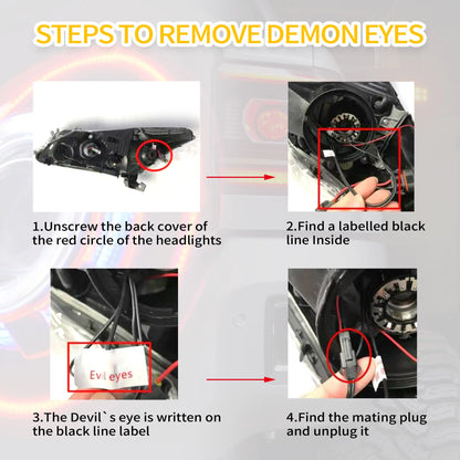 Volkswagen Polo 2011-2017 Dual Beam LED Headlights (Not for GTI/GTR Models) 