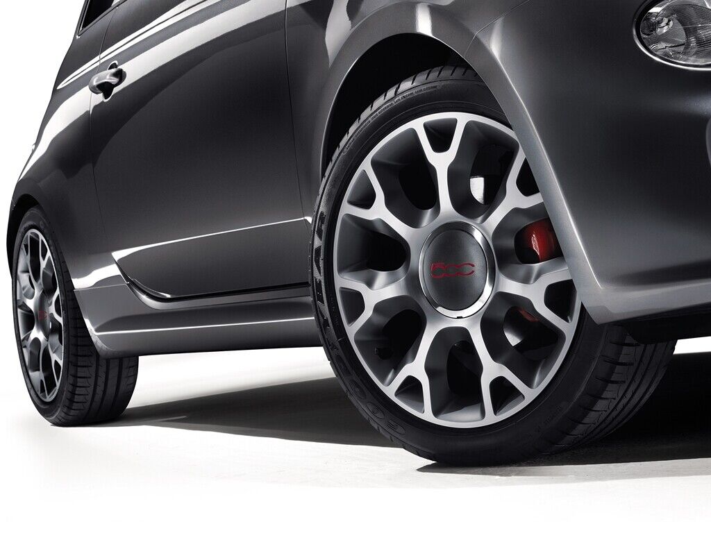 MINIGONNE ADATTE PER FIAT 500 LOOK S SPORT GREZZE LOOK SPORTIVE