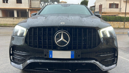 ⭐GRIGLIA ANTERIORE MERCEDES GLE W167 C167 2019+ MASCHERINA NERA PANAMERICANA⭐