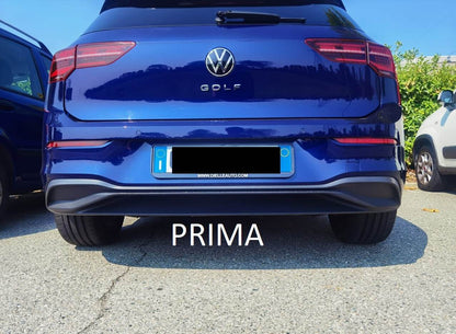 DIFFUSER PASSEND FOR VW GOLF 8 2+2 LOOK R SPORTLICHES DESIGN