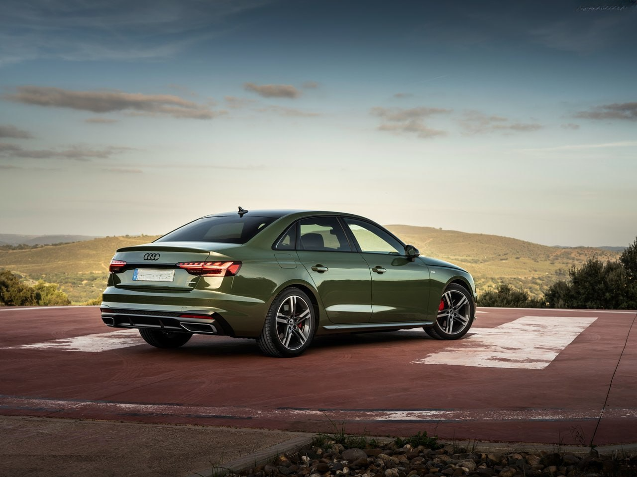 MINIGONNE LATERALI ADATTE PER AUDI A4 B9 8W AVANT BERLINA SLINE S4 LOOK GREZZO