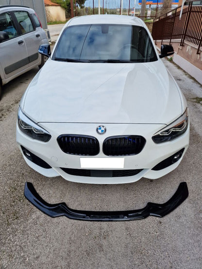 SPLITTER SUITABLE FOR BMW 1 SERIES F20 F21 2015-2019 MSPORT LOOK GLOSSY BLACK
