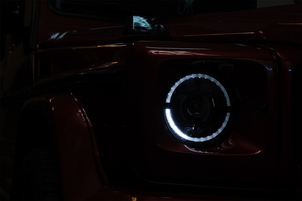 HEADLIGHTS SUITABLE FOR MERCEDES G CLASS W463 2007-2017 FULL LED LOOK LIFT