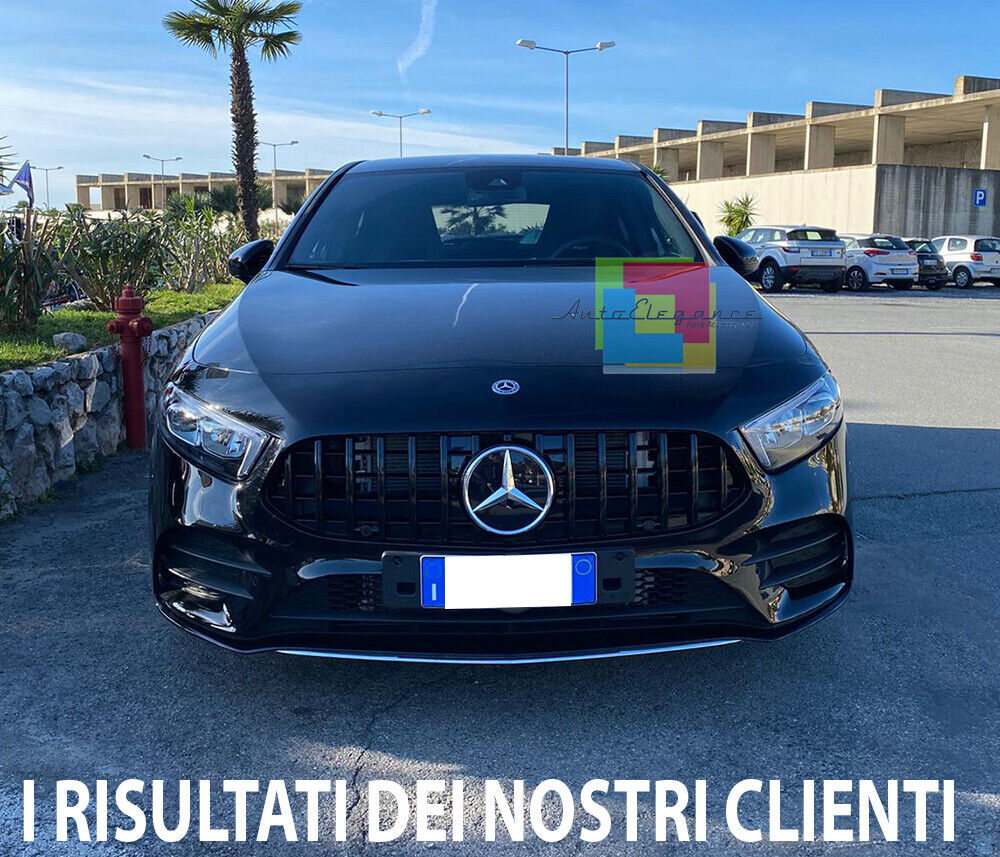 GRIGLIA ADATTA PER MERCEDES CLASSE A W177 LOOK GT NERA SENZA CAMERA