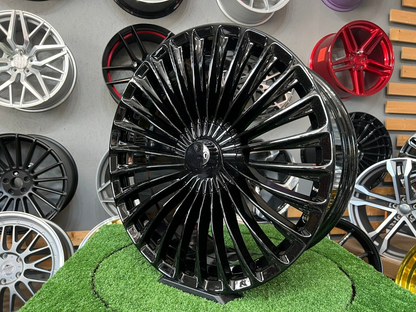 ADATTO per Mercedes Benz E S Classe 20 inch 5X112 Lusso maybach style Nero Ruote