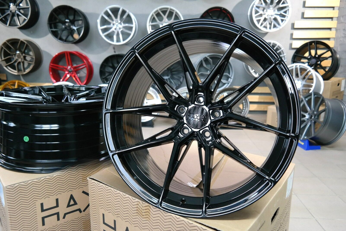 ADATTO per BMW 5 7 G Serie Audi Mercedes CERCHI IN LEGA 22 inch 5x112 HAXER HX036