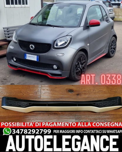 SOTTO PARAURTI ADATTO PER SMART 453 ABS LOOK BRABUS DESIGN GREZZO