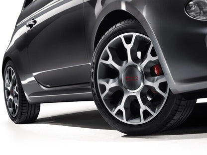 MINIGONNE ADATTE PER FIAT 500 LOOK SPORT GREZZE DESIGN SPORTIVO