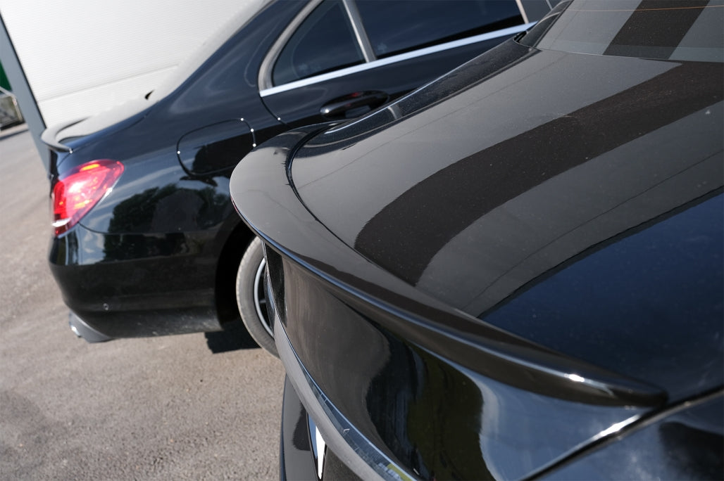 SPOILER BAGAGLIAIO ADATTO PER MERCEDES CLASSE C BERLINA W205 LOOK NERO LUCIDO