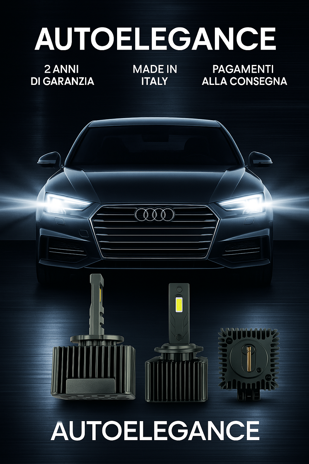 💖 KIT LED D5S 6000K Anabbaglianti per Audi A4 B9 | Luce Bianca Fredda CANBUS 💖
