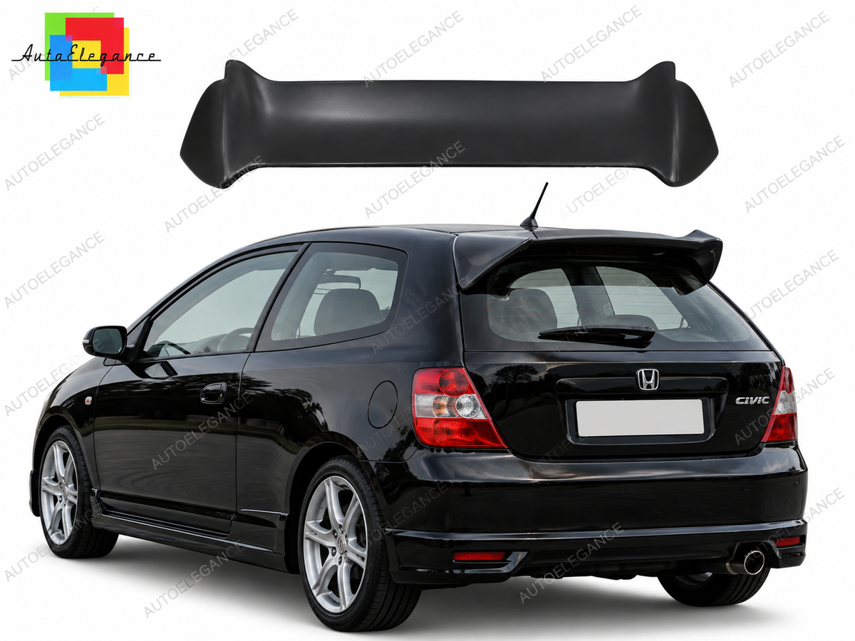 👉Spoiler Tetto Posteriore Adatto per Honda Civic MK7 2001-2005 PU Grezzo👈