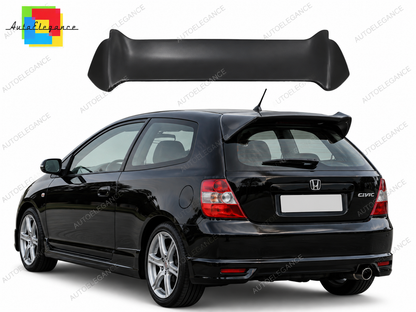 👉Spoiler Tetto Posteriore Adatto per Honda Civic MK7 2001-2005 PU Grezzo👈