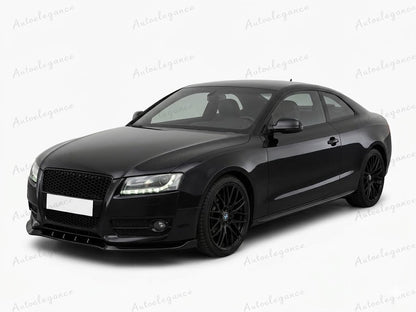 🔥ART.9976 SPLITTER ANTERIORE PER AUDI A5 B8 / 8T NERO LUCIDO  / 2007 - 2011🔥