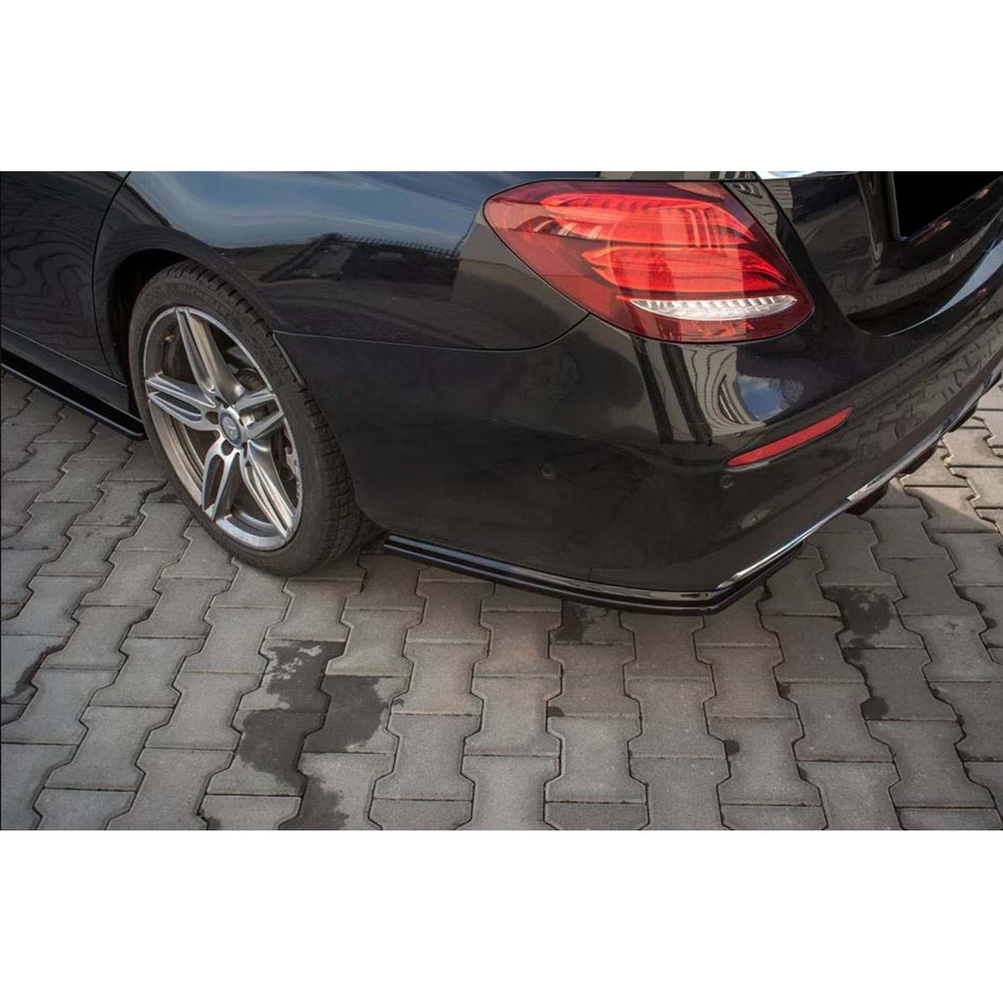 MERCEDES E CLASS W213 Max Flap Posteriore Pianoforte Nero Vuoto Plastica / 2012-2018