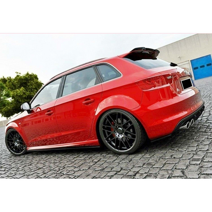 AUDI A3 8V HB S3/Sline Max Cap Spoiler Piano Black Empty Plastic 12-19