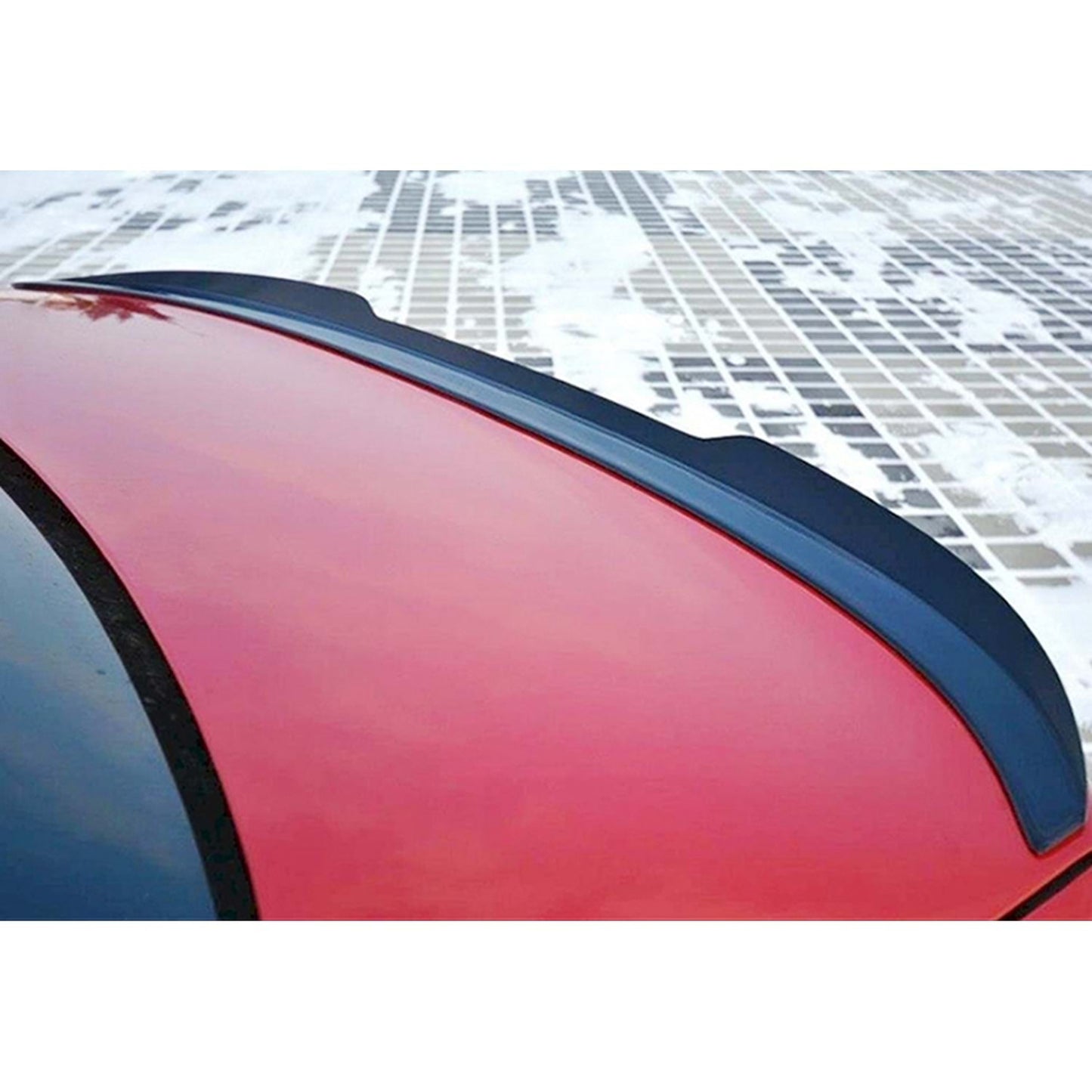BMW F30 Max Rear Trunk Cap Spoiler Piano Black Vacuum Plastic / 2012-2018