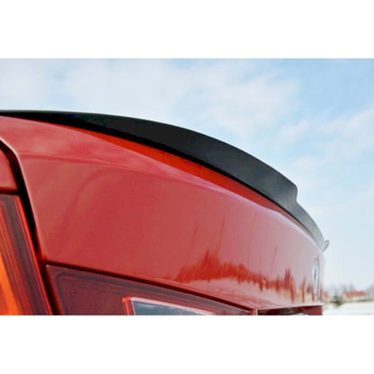 BMW F30 Max Rear Trunk Cap Spoiler Piano Black Vacuum Plastic / 2012-2018