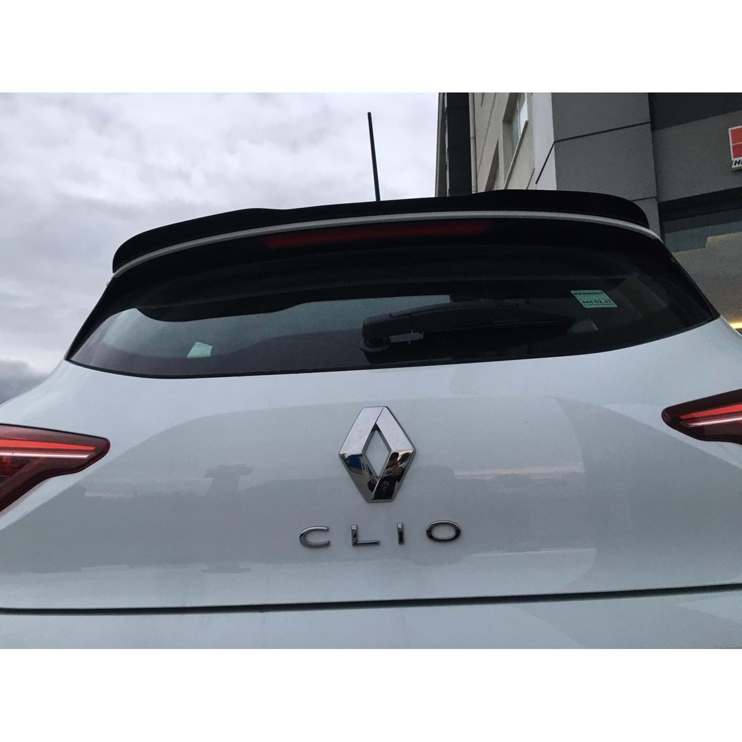 Clio 5 Max Spoiler Tappo Posteriore Piano Nero Vacuum Plastica 2019 in poi
