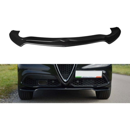 Stelvio Max V1 Labbro Frontale Piano Nero Vacuum Plastic / dal 2017 in poi