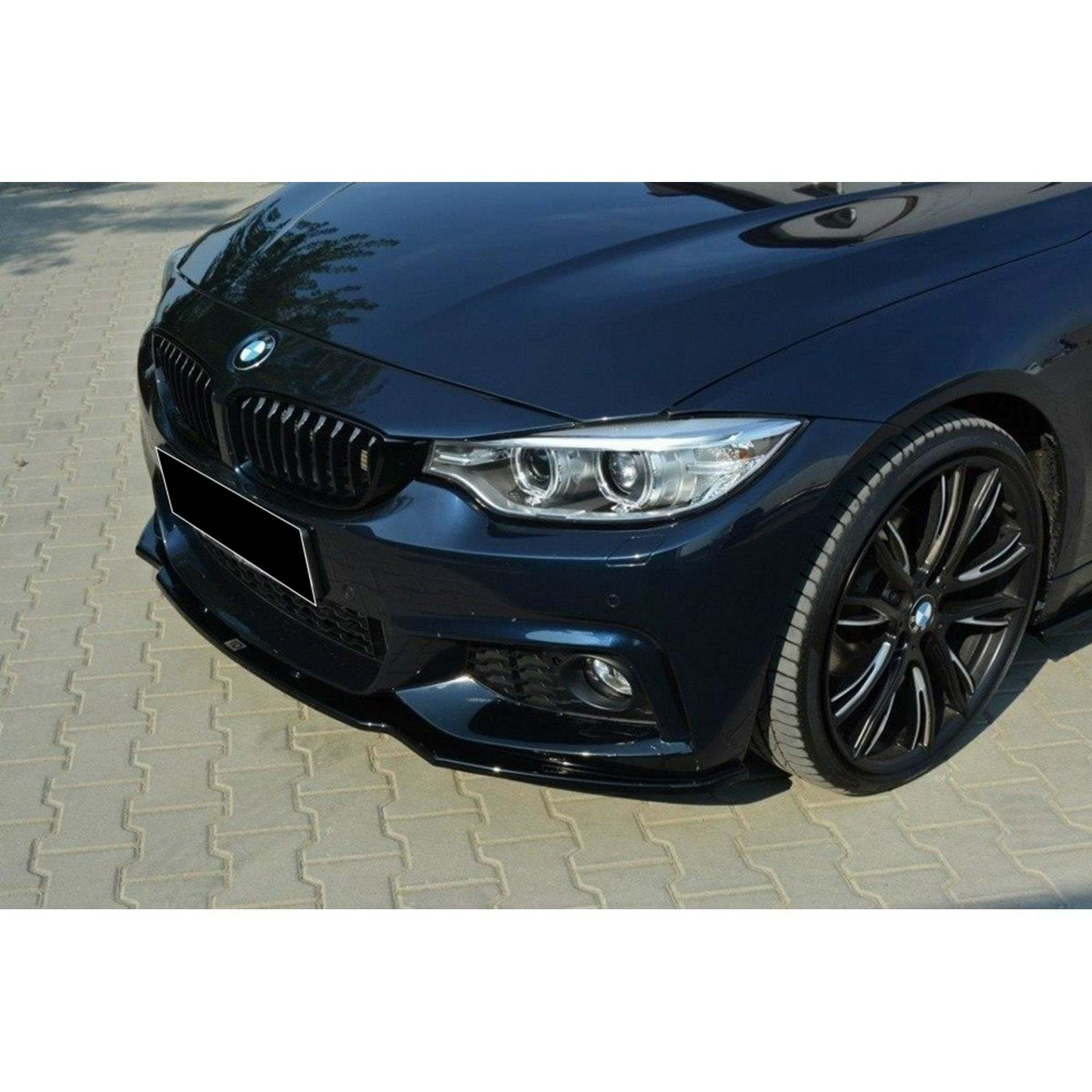 F32/F33/F36 M Technic Max Labbro Anteriore Piano Nero Vuoto Plastica 2014/2020