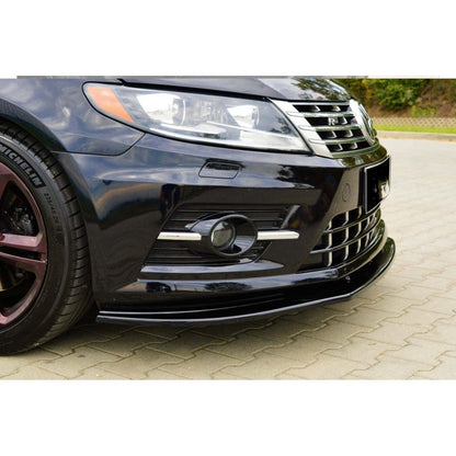 🔥PASSAT CC R-LINE MAX LIP ANTERIORE PIANO NERO IN PLASTICA VACUUM / 2008–2011🔥