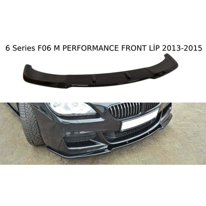 🔥BMW F06 M PERFORMANCE MAX LIP ANTERIORE IN PLASTICA VUOTA / 2013–2015 🔥