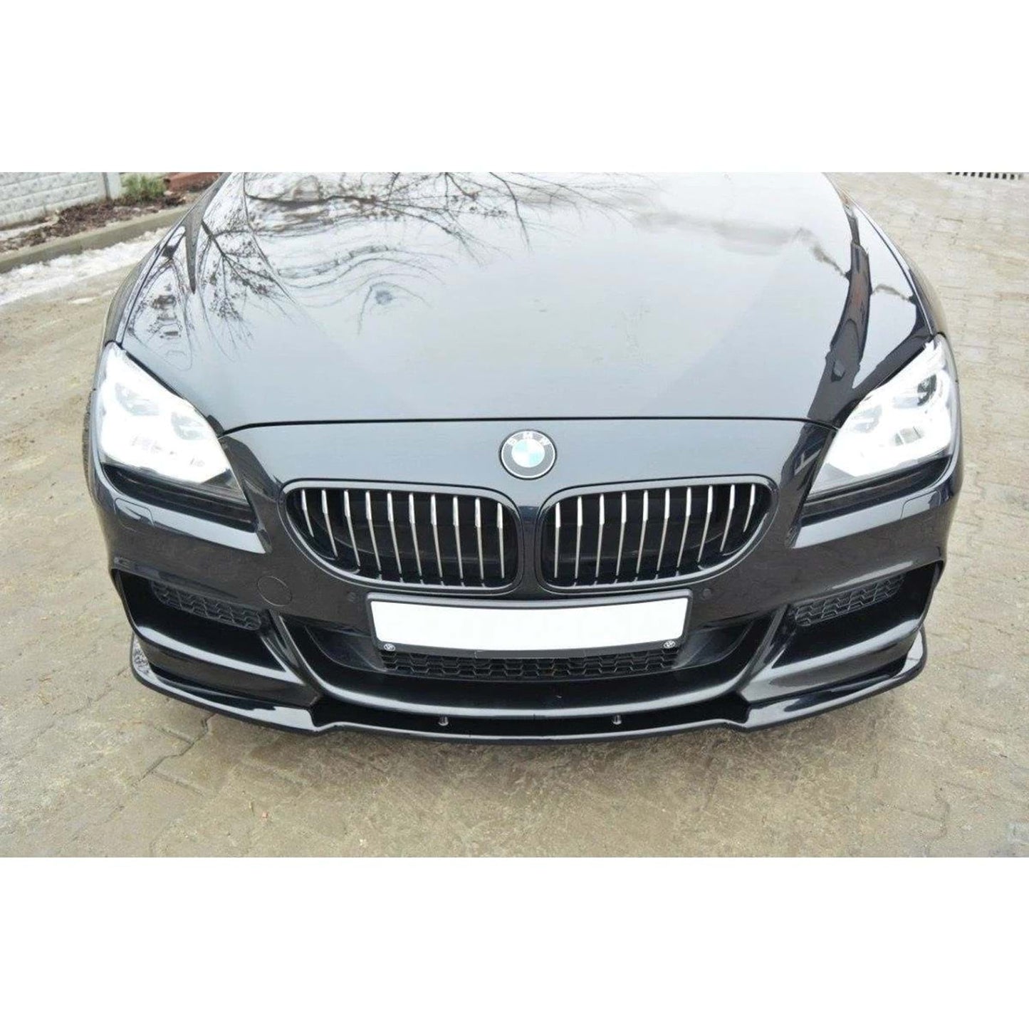 🔥BMW F06 M PERFORMANCE MAX LIP ANTERIORE IN PLASTICA VUOTA / 2013–2015 🔥