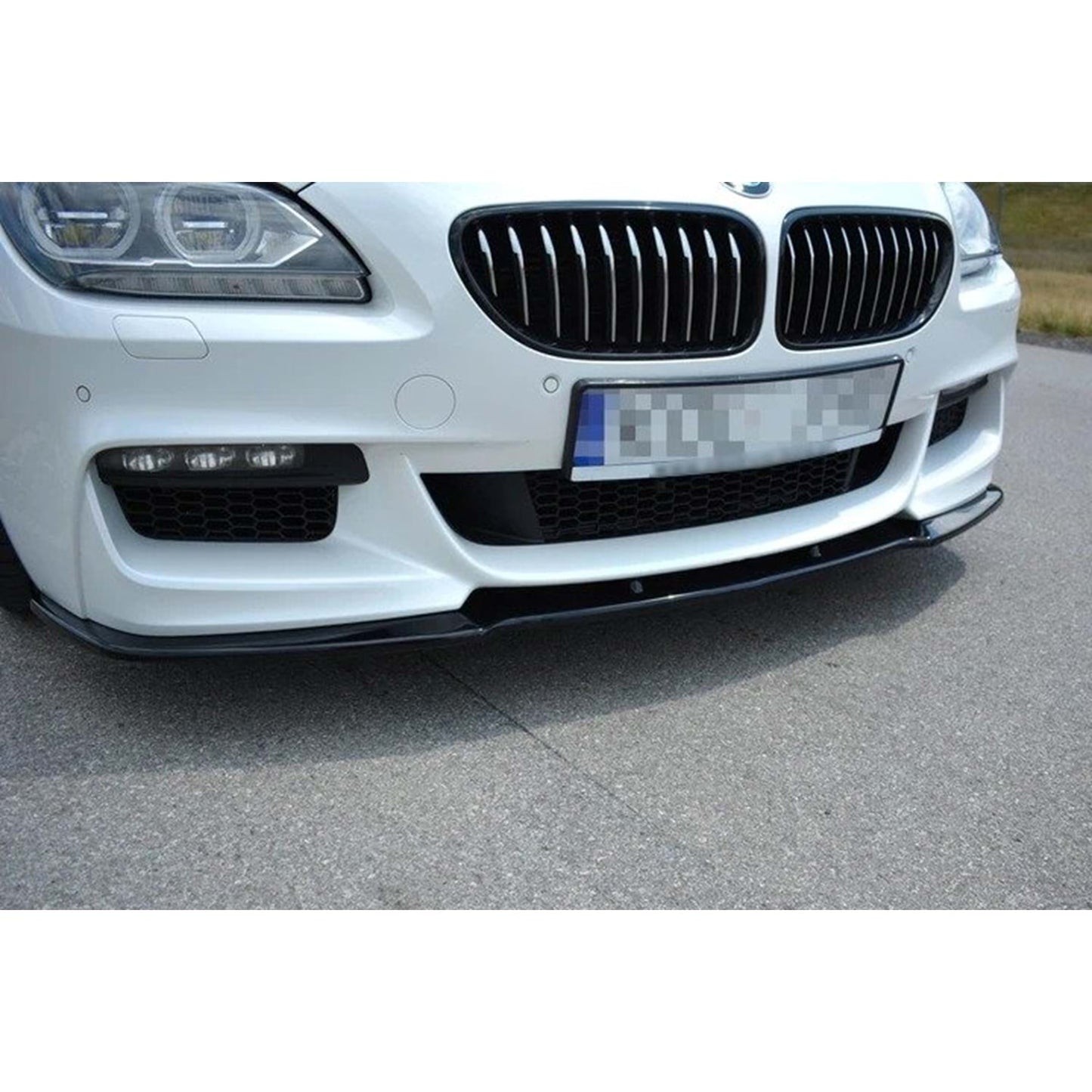 🔥BMW F06 M PERFORMANCE MAX LIP ANTERIORE IN PLASTICA VUOTA / 2013–2015 🔥