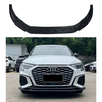 🔥AUDI A3 8Y MAX LIP ANTERIORE PIANO NERO IN PLASTICA VUOTA / 2021🔥