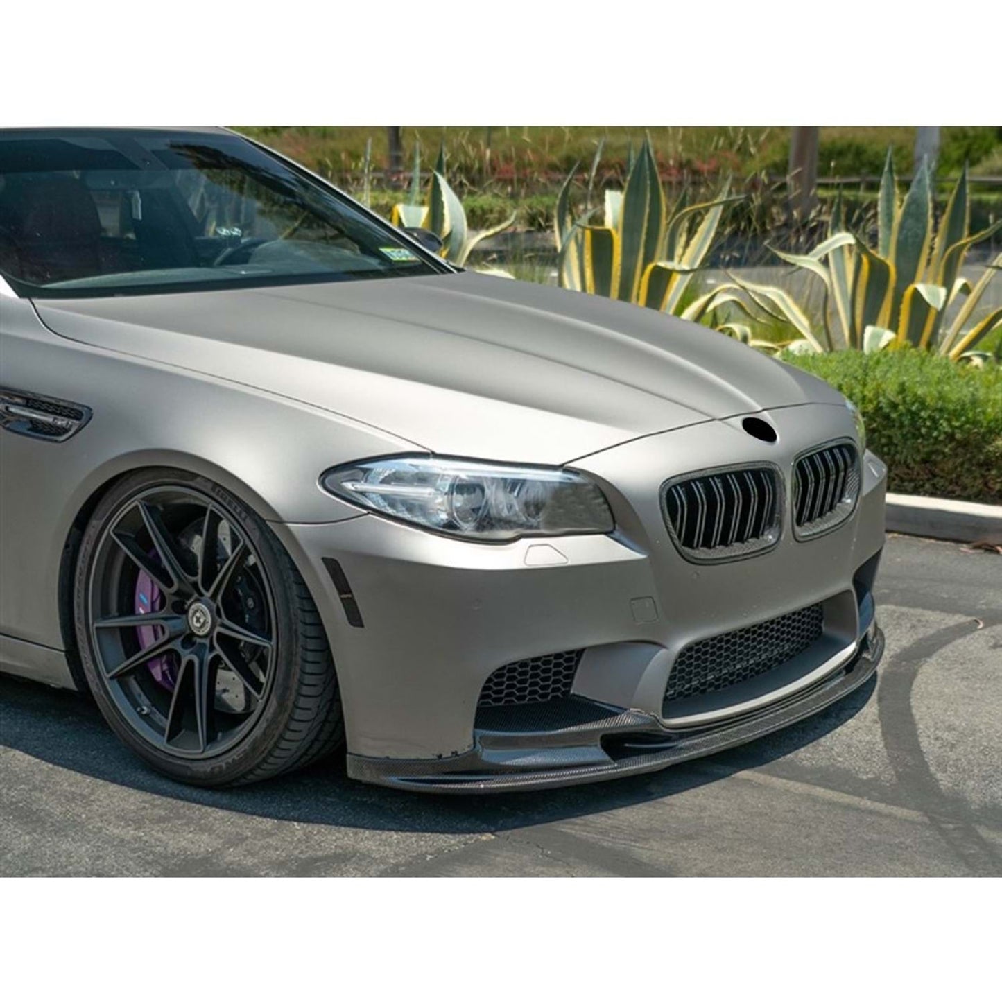 F10 M5 Labbro Anteriore Piano Nero Vuoto Plastica / 2010-2017