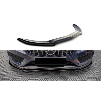W205 Max V1 AMG C43 Labbro Anteriore Piano Nero Vuoto Plastica 2015-2018
