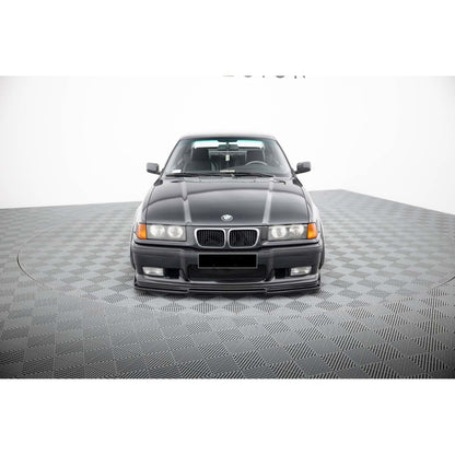 🔥LIP ANTERIORE ADATTO PER BMW E36 PIANO NERO IN PLASTICA VUOTA / 1990–2000🔥