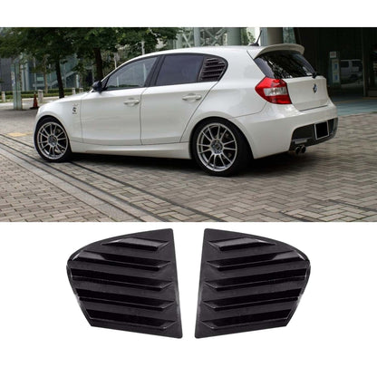 🔥BMW E87 SIDE WINDOW LOUVER PIANO BLACK IN ABS / 2004–2011🔥