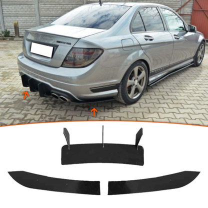 ART.7452  SPLITTER POSTERIORI  MERCEDES CLASSE C W204 2007 - 2014