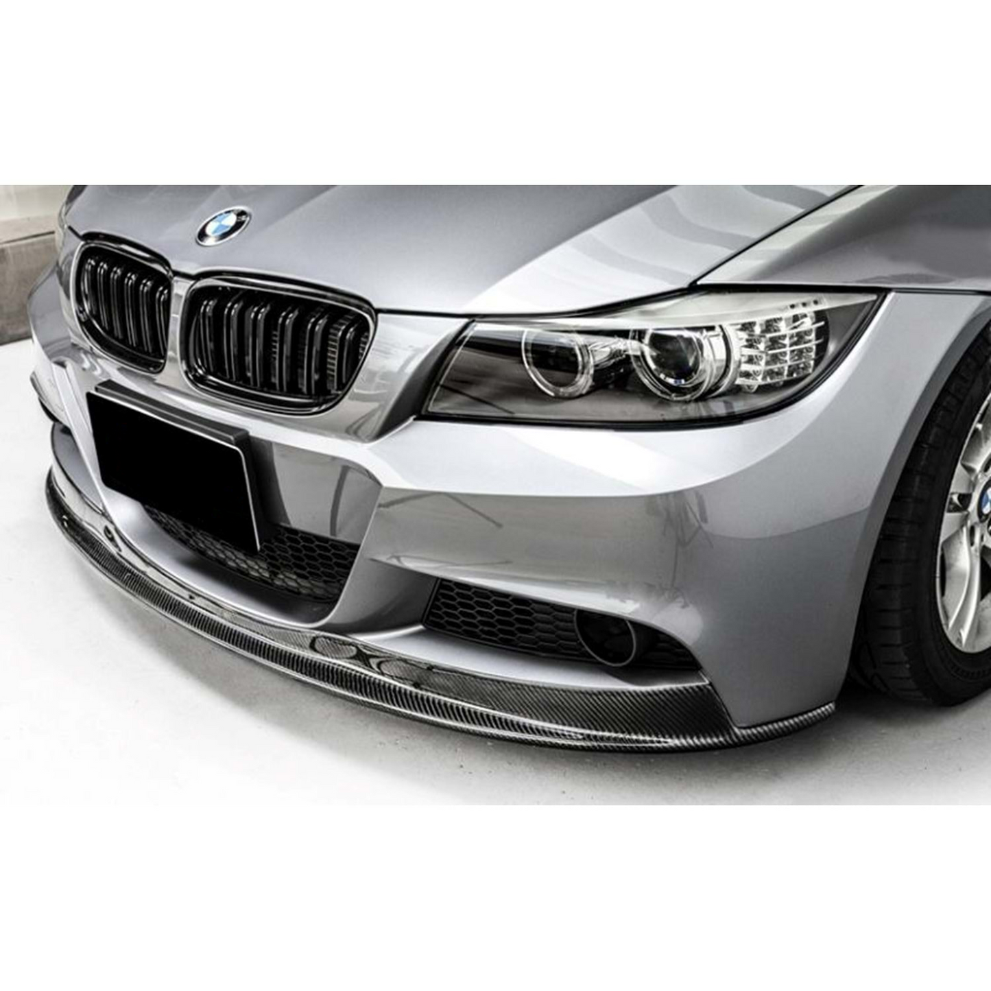 E90 LCI V2 Labbro Anteriore Piano Nero Vuoto Plastica / 2008-2011