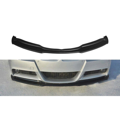 E90 M Technic Max V1 Labbro Anteriore Piano Nero Vuoto Plastica 04-08