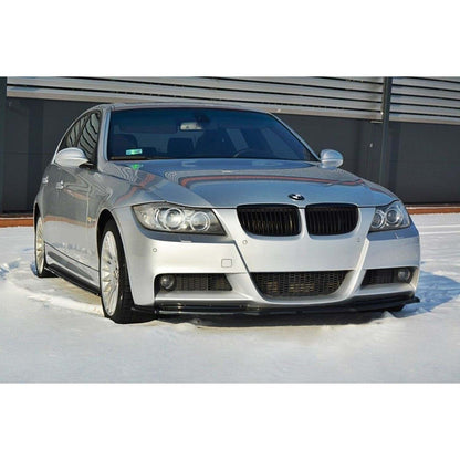 E90 M Technic Max V1 Labbro Anteriore Piano Nero Vuoto Plastica 04-08